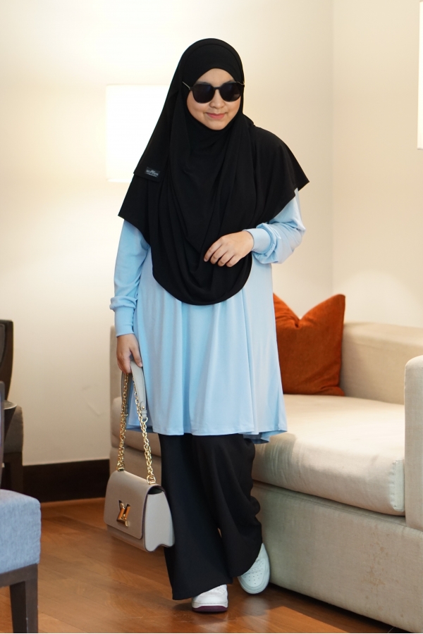 Xtra Luna Blouse - Soft Blue