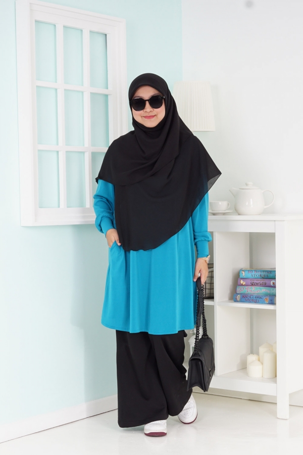 Xtra Luna Blouse - Aqua