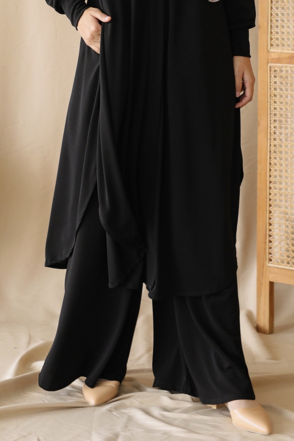 Palazo Longgar - Black Palazo Longgar - Black