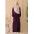 Ruffle Maxi - Eggplant